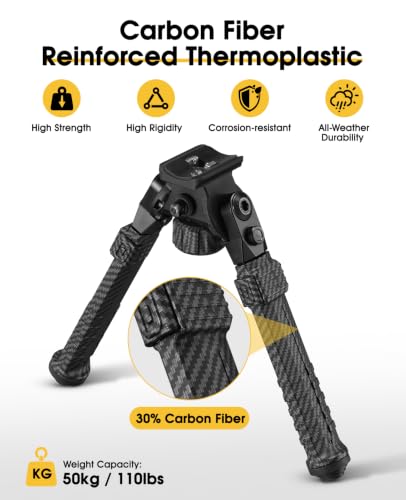 CVLIFE Sling Stud Bipod Mount 8"-11" for Stable and Sturdy Support - image 2
