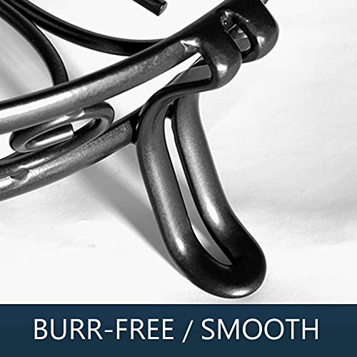 Yimobra Metal Plant Stand For Outdoor Indoor, Heavy Duty Flower Pots Holder Rustproof Wrought Iron Planter Stands Garden Round Supports Rack For Planter 9.5 Inches, Bronze Brown #TOP3