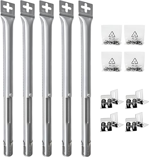 Set of 5 Adjustable Burner Tubes for Gas Grills