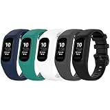Picture of 5 Pack Bands Compatible for Garmin Vivosmart 5 Watch Band, Replacement Sport Colourful Strap for GarminSmart 5 Vivosmart5 Wristband Women Men (Small Size, 5 Pack B)