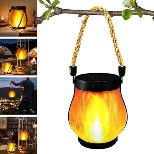 Lanterne solaire decoration jardin extérieure suspendue lot de 3