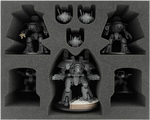 Plateau en Mousse Adeptus Titanicus Feldherr FSMEHL110BO pour Seigneur de Guerre et figurines