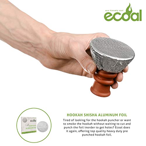 eCoal Shisha Aluminiumfolie, vorgestanzt – Bild 3