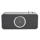 Clasken Lautsprecher, Smart FM Radio Metal Mini-Funklautsprecher, Wake-Up-kompatibel mit Mobiltelefonen/Tablets/Laptops für den Außenbereich