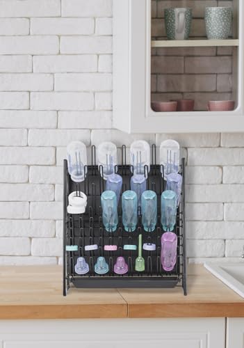 image for Inevibe Drying Rack for Lab Glassware and Bottles - Laboratory Drainin