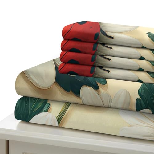 Housse de couette effet 3D vibrant parure de lit impressionniste King durable