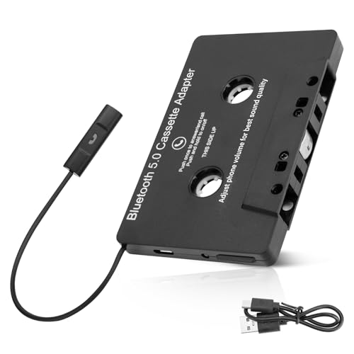 RUIZHI Kassetten Adapter KFZ-Kassettenadapter Auto-Audio-Kassette auf AUX-Adapter für Autoradio