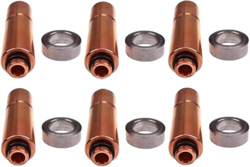 IEQFUE 6 Pcs Fuel Injector Sleeve Tube Kit VOE276130 276130 Compatible with Volvo Penta Engine TD610G TD710G TAD740GE TAD741GE Excavator EC280 EC300