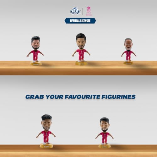 Image of Action Figure, IPL Edition 360 Rotatable Head, Cricket Player for Fans & Collectors (3 Inch Nitish Rana)