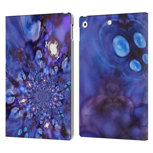 Étui anti rayures iPad 10.2 en cuir motif abstrait Haroulita