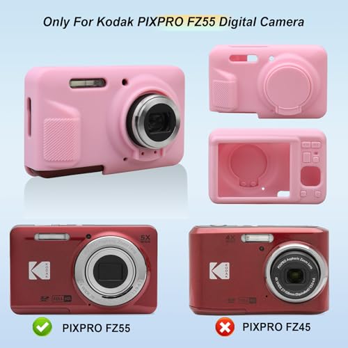 Funda protectora de silicona para cámara Kodak PIXPRO FZ55 miniatura 2