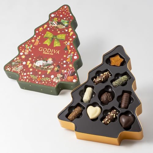 クリスマス ゴディバ（GODIVA）ブッシュ ド ノエル ツリー セレクション（10粒入） チョコレート 冬ギフト お歳暮のサムネイル