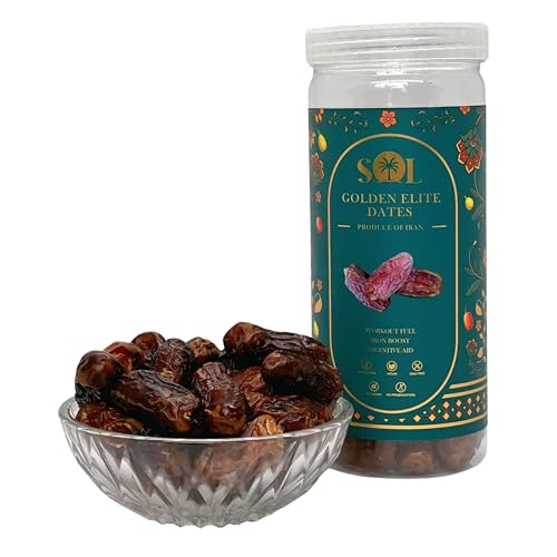 Image of Golden Elite Piarom Dates - Premium Dates with Rich Flavor & Firm Texture, Naturally Sweet Dry Fruit for Daily Energy Snacking, Gifting & Healthy Lifestyle