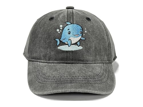 GDIQ Dolphin Baseball Hat for Kids Fish Animal Gifts for Boys Girls