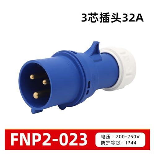 Conector Industrial 3 pines 16A 32A retardante al fuego miniatura 3