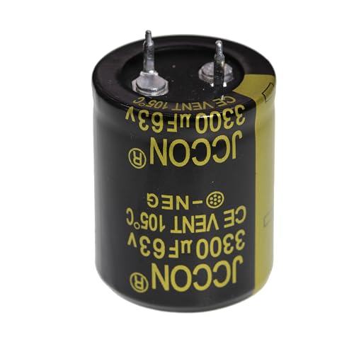 5 Pieces 63V 3300uF 25x30 25x30mm 2 Pin Solder Snap-in Terminal Electrolytic Capacitor