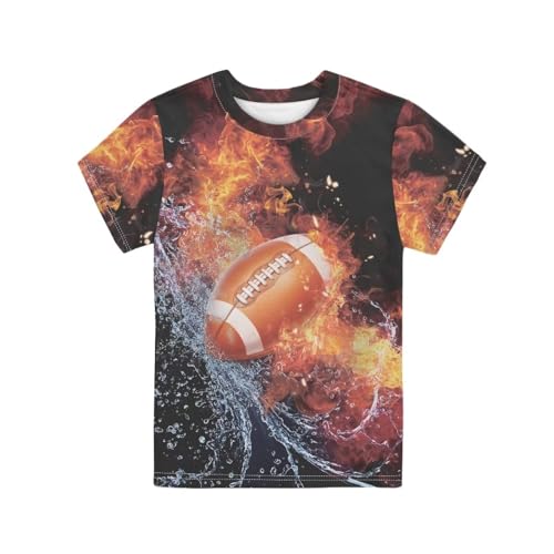 Image of JEOCODY Boys Girls Graphic Tees Funny 3D Printed Short Sleeve T-Shirts 3-16T