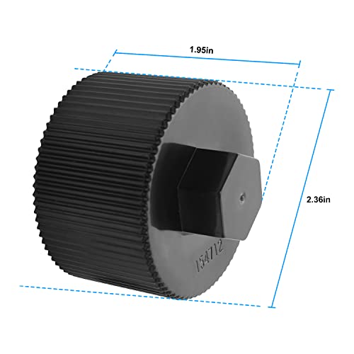 Screw Man Drain Cap Replacement Fits for Pentair 154712, Compatible with Sand Dollar Top Mount Pool, Eclipse and Meteor Top Mount Sand Filters - 18