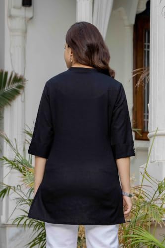 Image of Pistaa's Women's Cotton Relaxed Fit Short Kurti