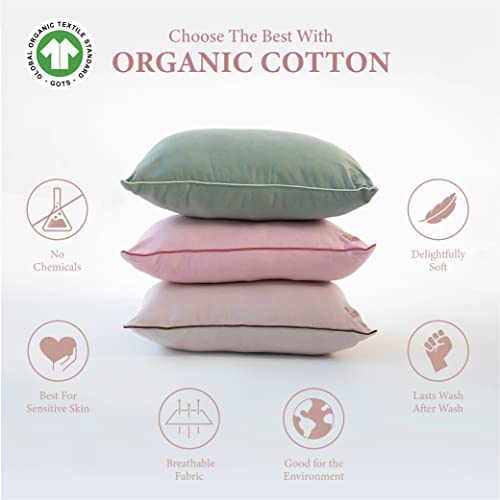 Pharmedoc Little Garoo Toddler Pillow With Pillowcase – 14X19 Pillow – Mocha Organic Cotton Toddler Pillows For Sleeping thumb #3