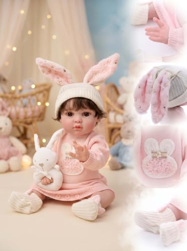 Muñeca Reborn de Vinilo Realista 50 cm miniatura 6