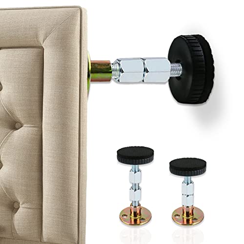 Spasaling 2Pcs Headboard Stoppers,Bed Frame Anti-Shake Tool Adjustable Bed Spacer Couch Spacers Sofa Spacer For Wall (2Pcs:30-90Mm) #TOP1