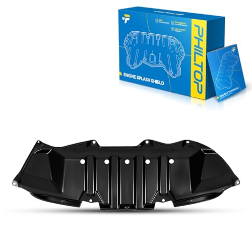 Image of PHILTOP Front Lower Engine Splash Shield Under Cover Compatible with 2009-2013 Toyota Corolla Replacement for TO1228148 5145102040