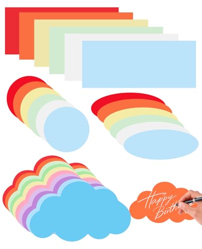 Moderationskarten Set 460 Stück 14 Farben 4 Stlie Metaplankarten Karteikarten Lernkarten Blanko Bunte für Moderation Lehrerbedarf & Vorträge