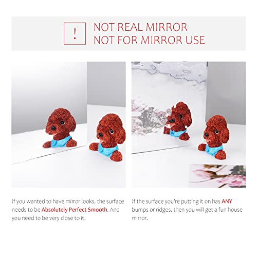 Stickyart Flexible Mirror Sheet, Self Adhesive Mirror Sticker For Craft, Funhouse Mirror Sheet Cuttable, Non Glass, Peel And Stick Reflective Mirror Sheet, Mirror Vinyl For Diy, 12"X78.7" #TOP1