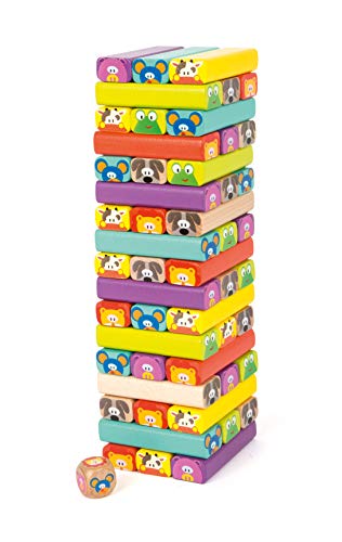 Unsere Empfehlung: small foot Wackelturm Tiere aus Holz