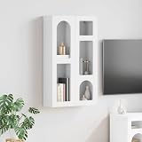WDSAYREH Armadio sospeso con scaffale, bianco, 59 x 20 x 100 cm, in legno