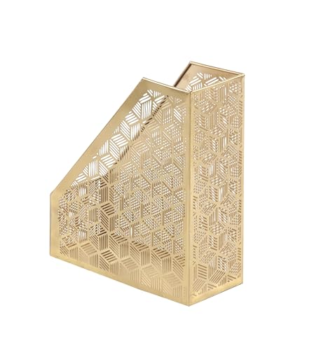 Deco 79 57415 Metal Geometric Single Slot Magazine Holder thumb #1