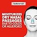 Sudafed Non-Medicated Saline Nasal Mist with Aloe, Sinus Saline Nose Spray for All Ages Quickly Flushes & Moisturizes Nasal Passages, Use Nasal Mist as Often As Needed, Drug-Free, 3 fl. oz