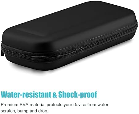 ProCase Carrying Case for Nintendo Switch & Switch OLED with 8 Game Card Slots, Hard Portable Travel Bag Protective Pouch for Nintendo Switch Console and Accessories -Black [video game]