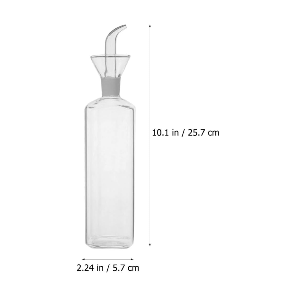 Gadpiparty 3 Piezas Set de Aceitera de Vidrio Antigoteo 500ml 250ml 150 Ml
