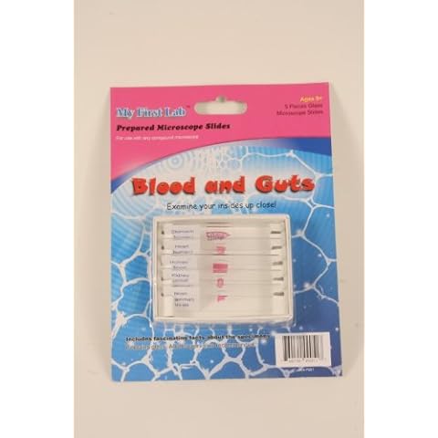 Microscope Prepared Slide Set - Blood & Guts (5 Slides) Cover