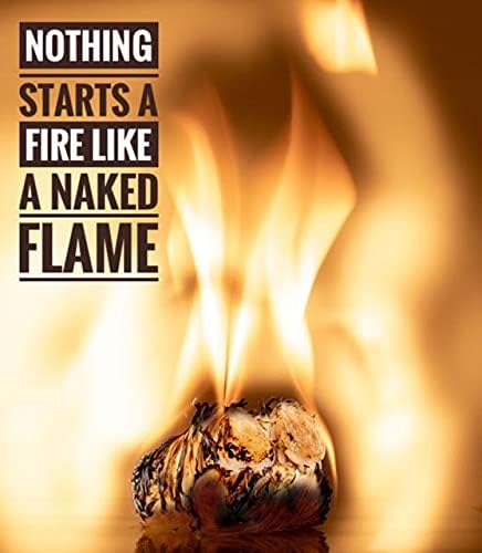 Naked Flame Fire Starters Natural Fast Lighting Charcoal Starters, 32 Pieces, BBQ Charcoal Grill, Chimney Starter, Charcoal Fire Starter, Kamado Joe, Big Greeen Egg, Fire Starters for Campfires