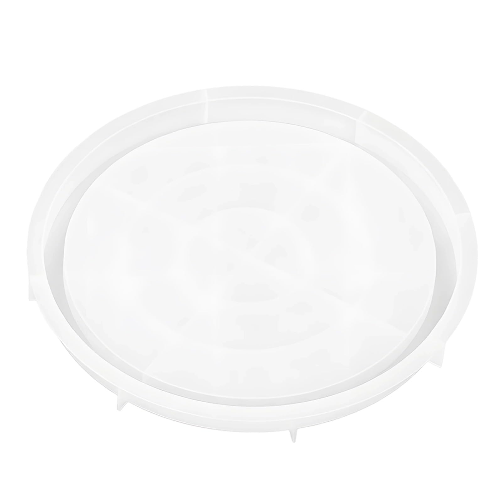 Moule silicone béton 31,5 cm pour plateau de rangement fait main