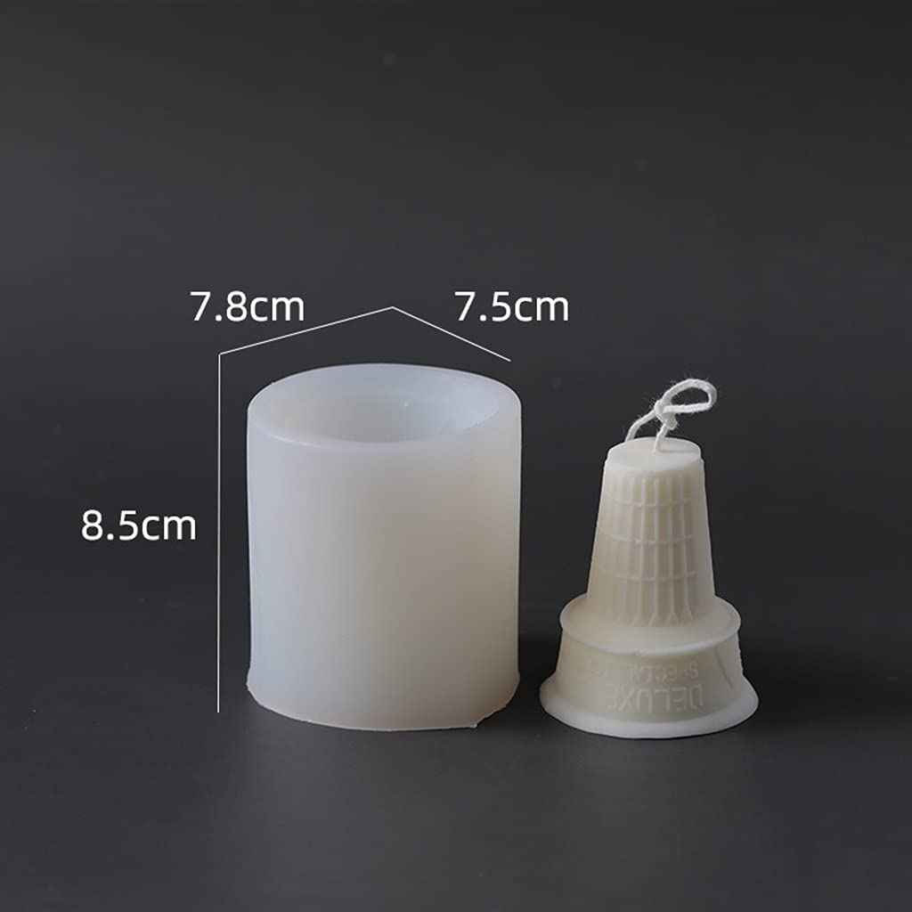 Creative Lotion Kredka Wosk Forma Silikonowa, Mydło 3D Formy do Makin Formy