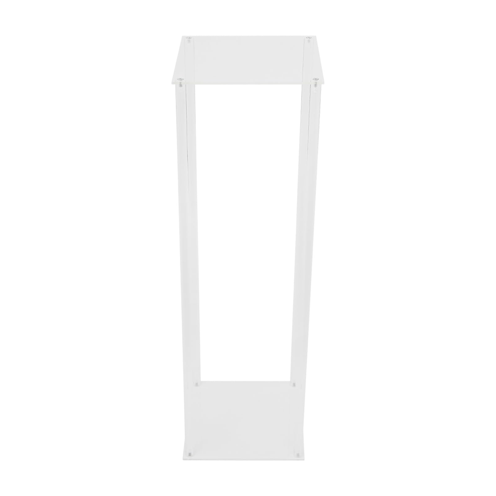 10 Stück Hochzeit Blumenständer 80cm Transparente Acryl-Hochzeitsdekoration für Tische Blumenstrauß Vase Säulen Blumenvase Rechteckig Bodenvase mit Acrylplatte für Hochzeit Party