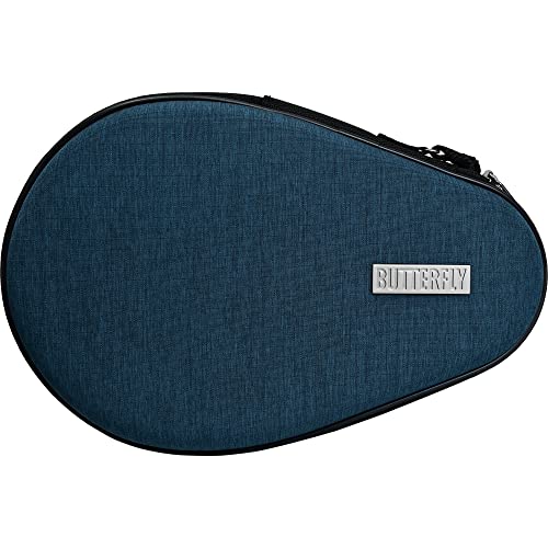 Butterfly Marente Hard Full Case | Hard Case with Mesh Net for Accessory and Zipper Closure | Holds One Table Tennis Paddle | 5 Colors Available (Red, Rose, Turquoise Blue, Navy, Black)