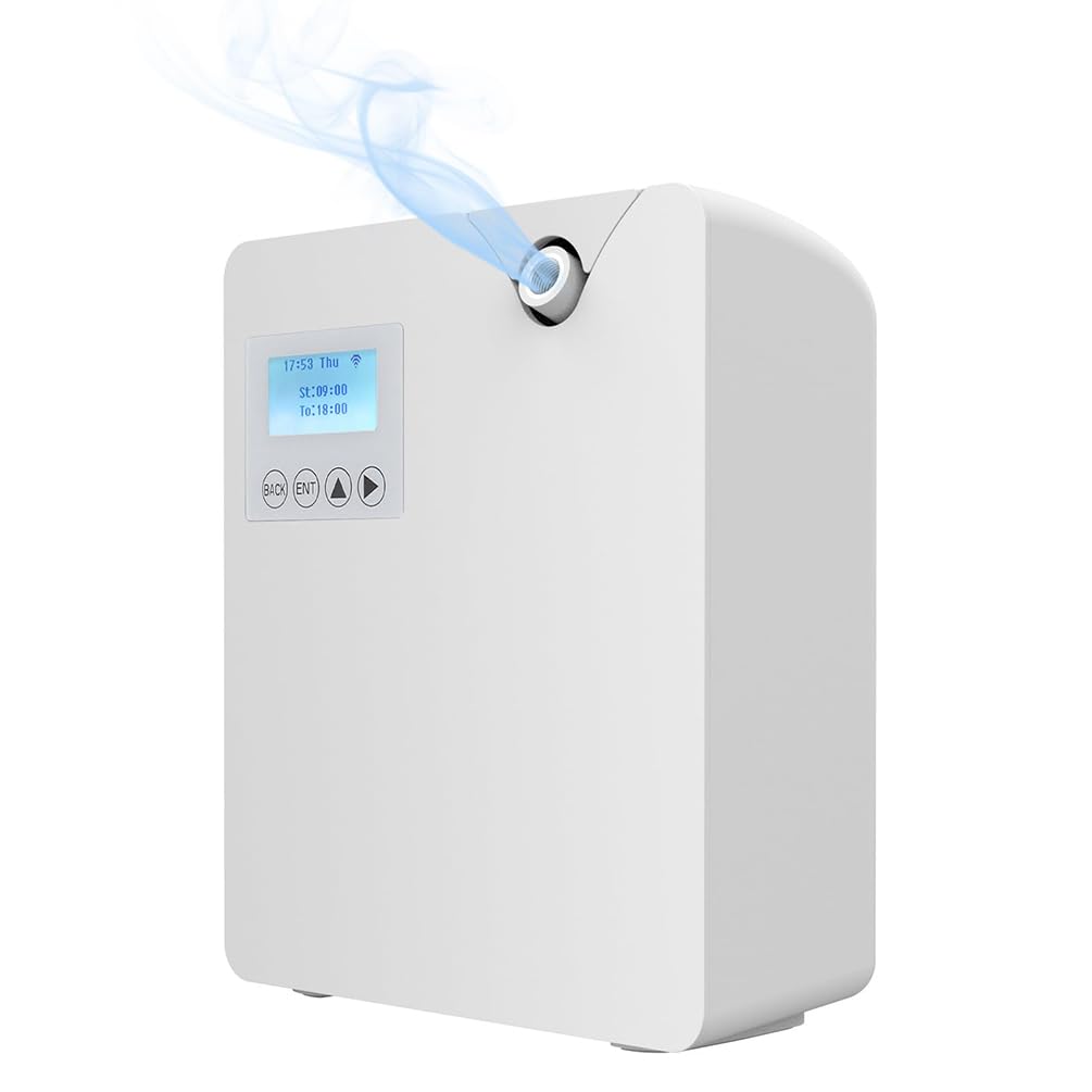 Inteligentna Maszyna Powietrza Zapachowa Do Domu, 300 Ml Bezwodnego Dyfuzora Olejku Eterycznego, Z Nebulizującą Technologią, Kontrolą Aplikacji, Zasięg 2000 M2, Dyfuzor Zapachowy Hvac, Do Dużego