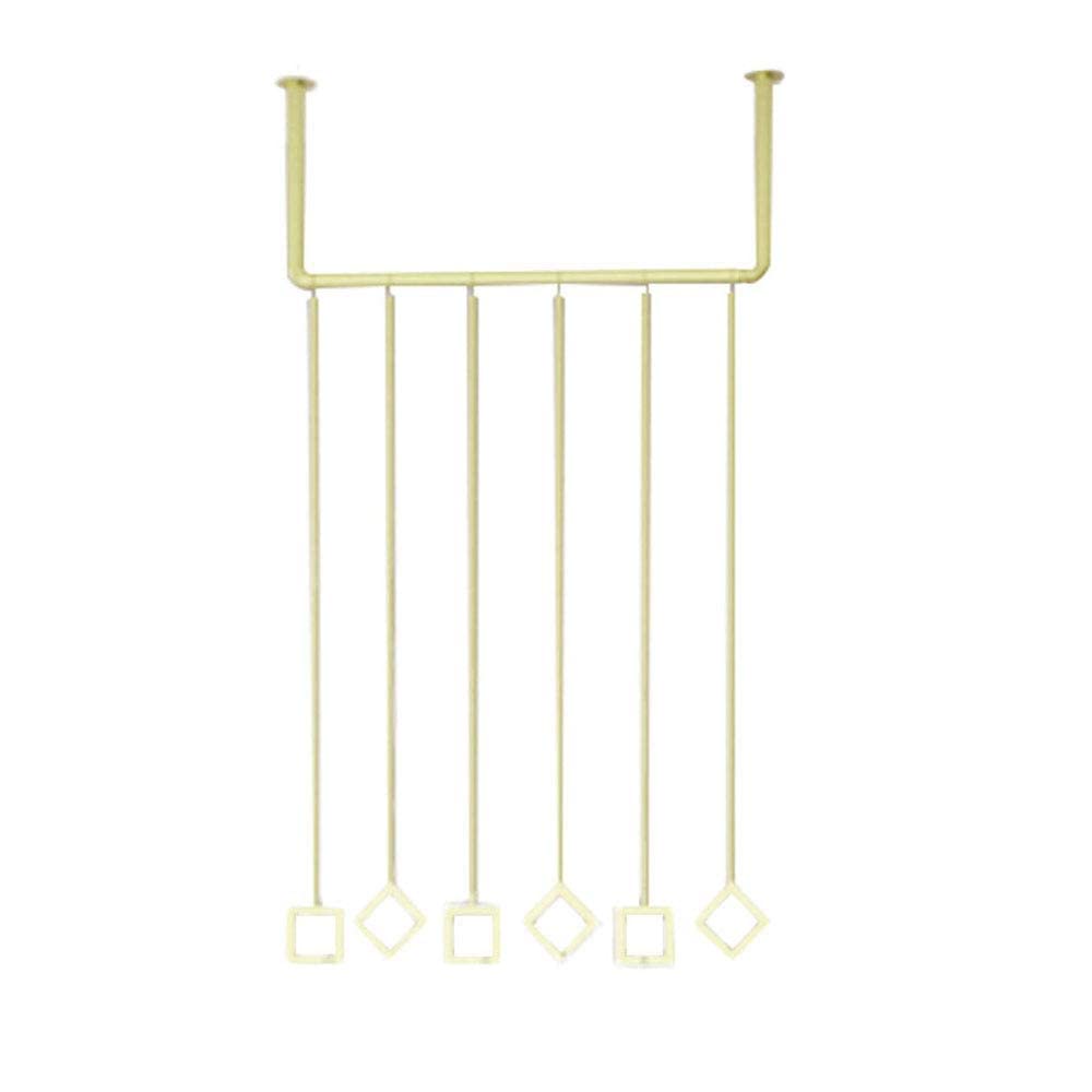 CENAP Exquisite Clothes Rail Rack Clothing Store Display Stand Hanging Clothes Ring, Ceiling Wrought Iron Wall Bar, Window Retail Clothing Commercial Display Pillar Clothes Shelves/80cm