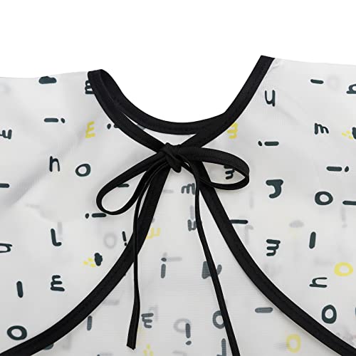 6-42 Months Toddler Baby Sleeved Bibs Waterproof Eating and Painting Smock. JNINTH3