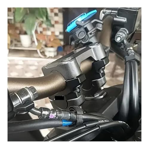 Abrazadera manillar motocicleta para ampliar espacio de GPS en ADV 150 6