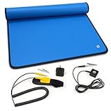 Portable Anti Static ESD Mat Kit for PC Building & Electronics Repair – Static...