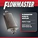 Flowmaster Flow FX Muffler – 3.00” Center In / 3.00” Center Out – Moderate Sound – Stainless Steel – Affordable Performance for Modern Trucks, Muscle Cars & Daily Drivers (71249)
