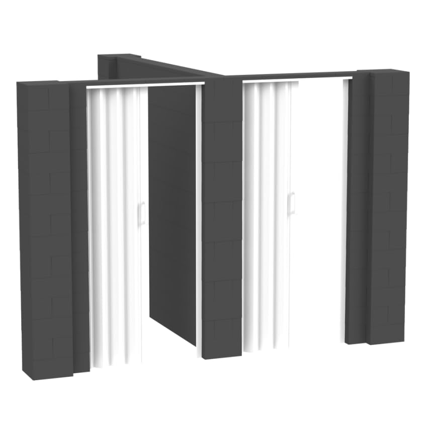 Amazon.com : EverBlock 10' x 8' x 7' T-Shaped Wall Kit with 2