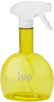 Evo Non-Aerosol Olive Oil Sprayer Bottle 24 oz Capacity BPA-Free Refillable Spray Bottle for Cooking Oils, Vinegar & Dressings Even, Controlled Mist for Grilling, Air Frying & Salad Prep