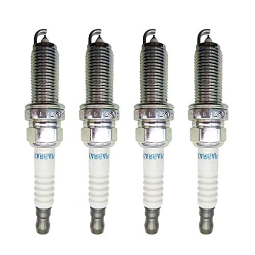 Bougies d'allumage pour Nissan Micra Note March Cube Tiida X-Trail, Lot de 4 Lzkar6Ap-11 22401-Ed815